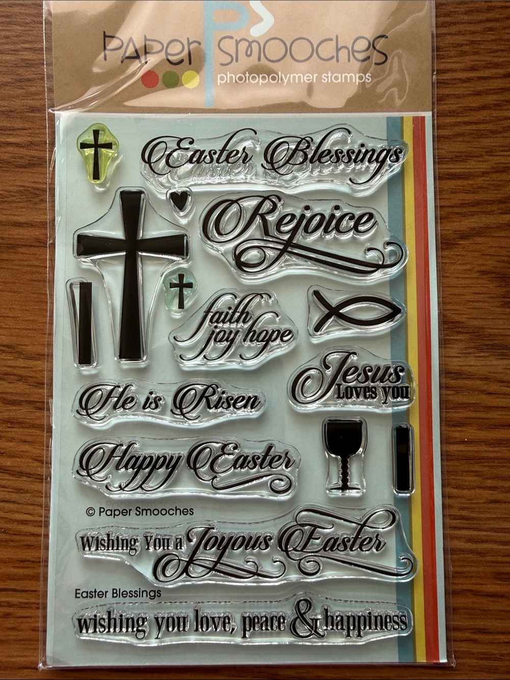 Paper Smooches Easter Blessings Clear Stamp Set